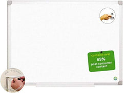 MasterVision - 24" High x 36" Wide Dry Erase - Melamine - Exact Tool & Supply