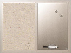 MasterVision - 18" High x 24" Wide Combination, Bulletin/Magnetic Dry Erase - Steel - Exact Tool & Supply