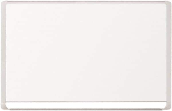 MasterVision - 48" High x 72" Wide Magnetic Dry Erase Board - Steel - Exact Tool & Supply