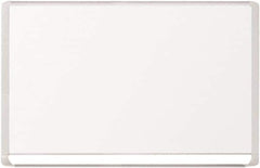 MasterVision - 48" High x 72" Wide Magnetic Dry Erase Board - Steel - Exact Tool & Supply