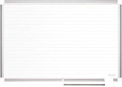 MasterVision - 48" High x 72" Wide Magnetic Dry Erase Calendar - Steel - Exact Tool & Supply