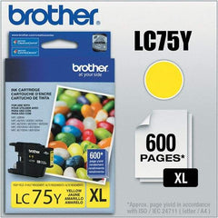 Brother - Yellow Ink Cartridge - Use with Brother MFC-J280W, J425W, J430W, J435W, J5910DW, J625DW, J6510DW, J6710DW, J6910DW, J825DW, J835DW - Exact Tool & Supply