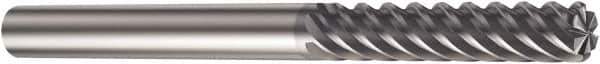 Sandvik Coromant - 5/16", 1" LOC, 3/8" Shank Diam, 3-1/2" OAL, 6 Flute, Solid Carbide Square End Mill - Single End, TiAlN Finish, Spiral Flute, 50° Helix, Right Hand Cut, Right Hand Flute, Series CoroMill Plura - Exact Tool & Supply