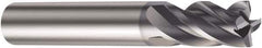Sandvik Coromant - 6mm, 10mm LOC, 6mm Shank Diam, 54mm OAL, 4 Flute, Solid Carbide Square End Mill - Single End, TiAlN Finish, Helical Flute, 35° Helix, Centercutting, Right Hand Cut, Right Hand Flute, Series CoroMill Plura - Exact Tool & Supply