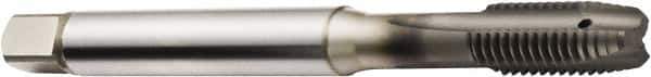 Sandvik Coromant - M14x2.00 Metric, 4 Flute, TiAlN Finish, Powdered Metal Spiral Point Tap - Plug Chamfer, Right Hand Thread, 110mm OAL, 25mm Thread Length, 11mm Shank Diam, 6HX Class of Fit, Series CoroTap 200 - Exact Tool & Supply