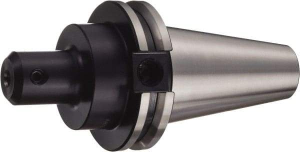 Sandvik Coromant - CAT40 Taper Shank 1/4" Hole End Mill Holder/Adapter - 7/8" Nose Diam, 1-7/64" Projection, Through-Spindle, Through-Bore & DIN Flange Coolant - Exact Tool & Supply