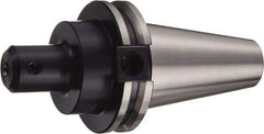 Sandvik Coromant - CAT50 Taper Shank 25mm Hole End Mill Holder/Adapter - 4" Projection, Through-Spindle & DIN Flange Coolant - Exact Tool & Supply