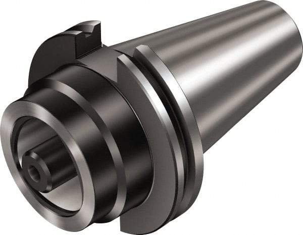 Sandvik Coromant - C4 System Size, CAT40 Taper, Modular Tool Holding System Adapter - 1.5748" Projection, 1.5748" Body Diam, 4.2677" OAL, Through Coolant - Exact Tool & Supply