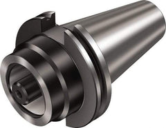 Sandvik Coromant - C4 System Size, CAT40 Taper, Modular Tool Holding System Adapter - 1.5748" Projection, 1.5748" Body Diam, 4.2677" OAL, Through Coolant - Exact Tool & Supply
