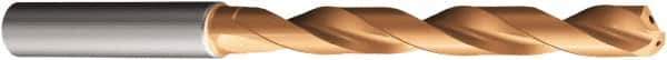 Sandvik Coromant - 11.5mm 140° Solid Carbide Jobber Drill - TiAlN Finish, Right Hand Cut, Spiral Flute, Straight Shank, 6.4173" OAL, Split Point - Exact Tool & Supply
