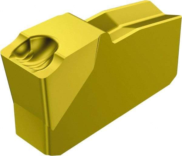 Sandvik Coromant - 30N151.2 5G Grade 235, 3mm Cutting Width Carbide Grooving Insert - Neutral, 0.3mm Corner Radius, TiCN/TiN Finish - Exact Tool & Supply