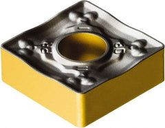 Sandvik Coromant - SNMM433 PR Grade 4335 Carbide Turning Insert - TiCN/AI2O3/TiN Finish, 90° Square, 1/2" Inscr Circle, 3/16" Thick, 3/64" Corner Radius - Exact Tool & Supply