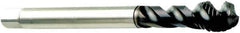 Sandvik Coromant - 3/8-16 3 Flute 2BX Modified Bottoming Spiral Flute Tap - High Speed Steel, CoolTop Finish, 3.93701" OAL, Right Hand Flute, Right Hand Thread, Series CoroTap\xAE 300 - Exact Tool & Supply
