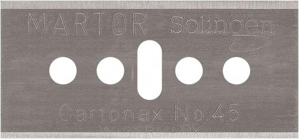 Martor USA - Carbon Steel, Replacement Blade - 1.53" Long - Exact Tool & Supply