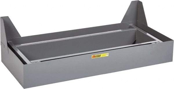 Little Giant - 25 Gal Sump, Steel Spill Deck or Pallet - 45-1/4" Long x 20-1/4" Wide x 13-1/4" High - Exact Tool & Supply