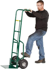 Little Giant - 800 Lb Capacity 60" OAH Hand Truck - Continuous Handle, Steel, Pneumatic Wheels - Exact Tool & Supply