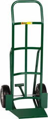 Little Giant - 600 Lb Capacity 47" OAH Hand Truck - Continuous Handle, Steel, Flat-Free Microcellular Foam Wheels - Exact Tool & Supply