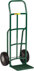 Little Giant - 600 Lb Capacity 47" OAH Hand Truck - Continuous Handle, Steel, Flat-Free Microcellular Foam Wheels - Exact Tool & Supply