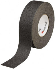 Ability One - Black Solid Color Anti-Slip Vinyl Tape - 3/4" Wide x 60' Long x 0.028" Thick, General Traffic - Exact Tool & Supply