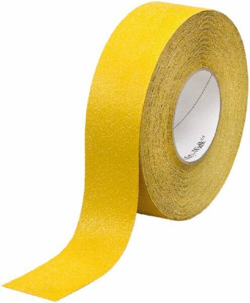Ability One - Black Solid Color Anti-Slip Vinyl Tape - 1" Wide x 60' Long x 0.036" Thick, General Traffic - Exact Tool & Supply
