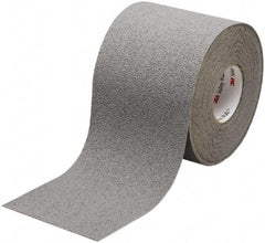 Ability One - Gray Solid Color Anti-Slip Vinyl Tape - 4" Wide x 60' Long x 0.045" Thick, General Traffic - Exact Tool & Supply