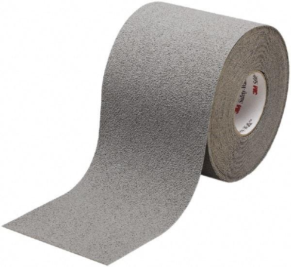 Ability One - Gray Solid Color Anti-Slip Vinyl Tape - 2" Wide x 60' Long x 0.045" Thick, General Traffic - Exact Tool & Supply