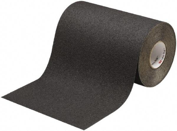 Ability One - Black Solid Color Anti-Slip Vinyl Tape - 24" Wide x 60' Long x 0.045" Thick, General Traffic - Exact Tool & Supply
