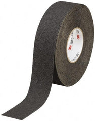 Ability One - Black Solid Color Anti-Slip Vinyl Tape - 2" Wide x 60' Long x 0.045" Thick, General Traffic - Exact Tool & Supply