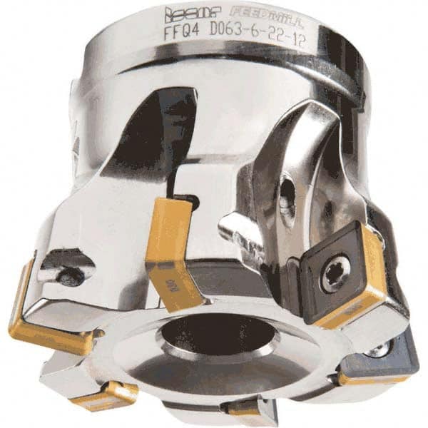 Iscar - Indexable High-Feed Face Mills Cutting Diameter (Decimal Inch): 3.136 Cutting Diameter (mm): 79.6 - Exact Tool & Supply