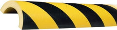 PRO-SAFE - Polyurethane Foam Type R50 Pipe Guard - Black/Yellow - Exact Tool & Supply