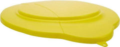 Vikan - 5 Gal Polypropylene Pail Lid - Yellow, For Use with Vikan 5 Gal Pail - Exact Tool & Supply
