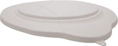 Vikan - 5 Gal Polypropylene Pail Lid - White, For Use with Vikan 5 Gal Pail - Exact Tool & Supply