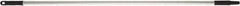 Vikan - 52 x 1" Aluminum Squeegee Handle - European Threaded Connection, Black - Exact Tool & Supply