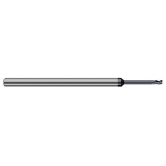 Variable Helix End Mills for Exotic Alloys - 3.000mm Cutter Diameter × 0.200mm Radius × 4.500mm Length of Cut × 15.000mm Reach Carbide Corner Radius End Mill for Exotic Alloys, 3 Flutes, AlTiN Nano Coated - Exact Tool & Supply