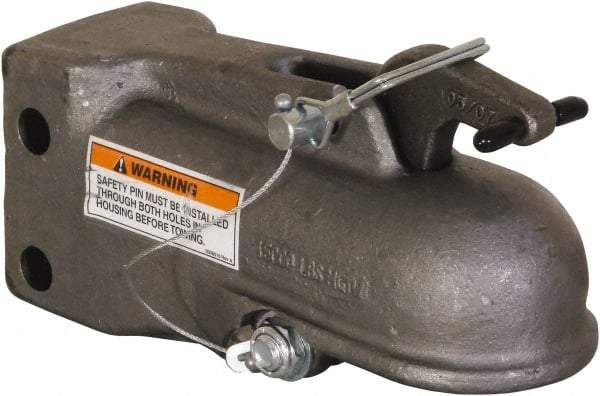 Buyers Products - 2-5/16" Ball Size Channel Hitch Coupler - 15,000 Lb Max Capacity, Plain Finish - Exact Tool & Supply