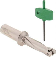 Hertel - 13.5 to 13.99mm Diam, 3xD, 40.5mm Max Depth, 3/4" Shank Diam, 57mm Flute, Replaceable Tip Drill - HMD-MAD Toolholder, Series HMD - Exact Tool & Supply