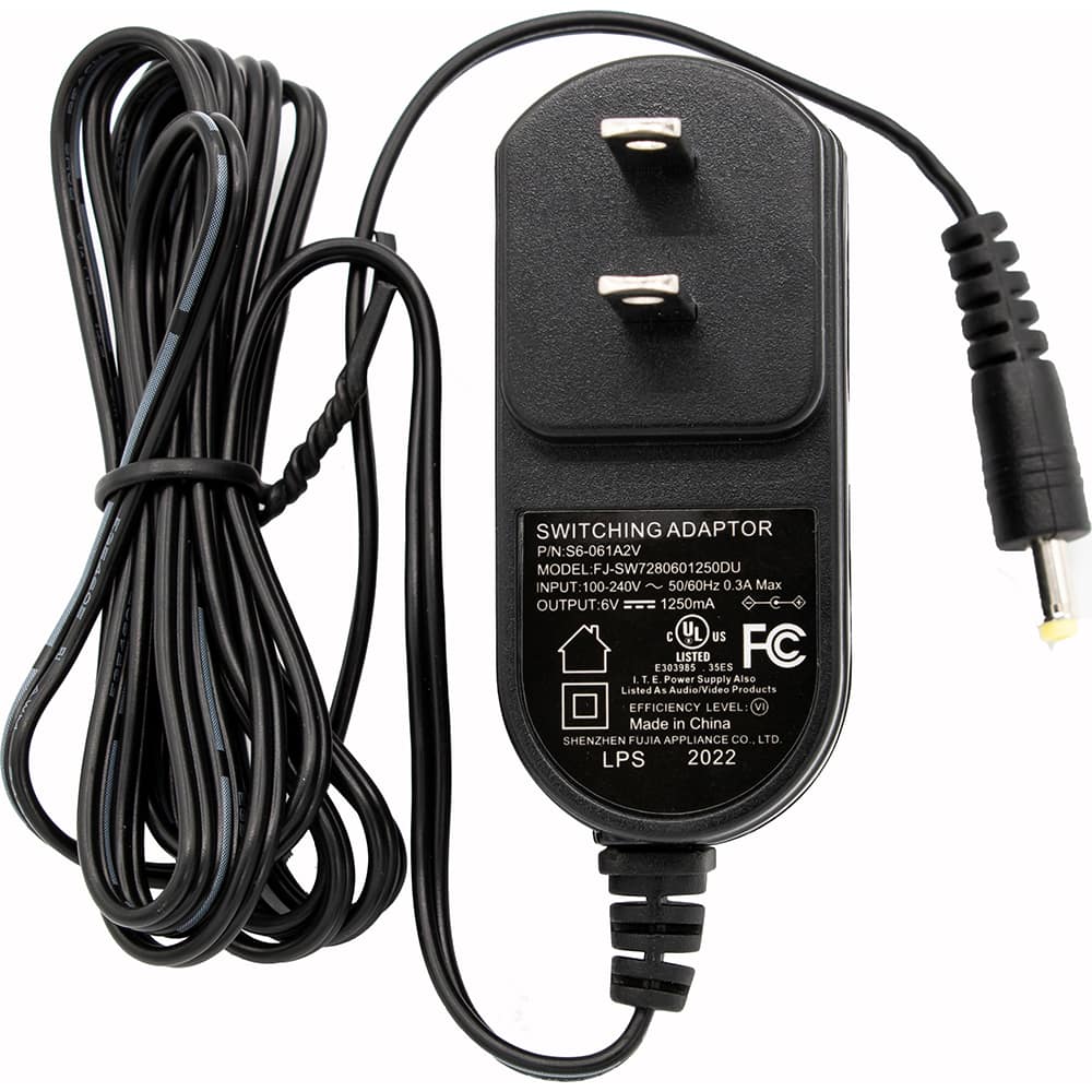 Ishida - Scale Scoops, Scale Calibration Masses & Scale Accessories; Type: Power Supply ; For Use With: Dietary Scale ; Additional Information: Adapter 120VAC 60Hz 4W Input 6VDC 300mA Output 1.7x4x9.5mm Female EIAJ-2 Output Plug IPC IPC-WP IGX IGB Ishida - Exact Tool & Supply