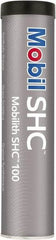 Mobil - 13.4 oz Cartridge Lithium High Temperature Grease - Red, High/Low Temperature, 350°F Max Temp, NLGIG 2, - Exact Tool & Supply