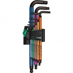 Wera - Hex Key Sets Tool Type: Hex L-Key Set Handle Type: Color Coded - Exact Tool & Supply