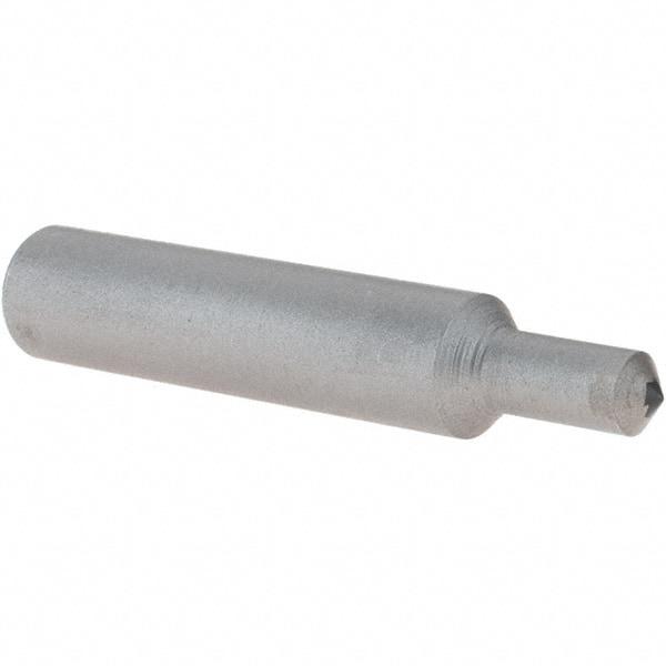 Tru-Maxx - 0.08 to 0.1 Carat Single Point Diamond Dresser - 3/8" Long x 3/8" Shank Diam - Exact Tool & Supply