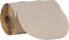 3M - 6" Diam, 320 Grit Aluminum Oxide Adhesive PSA Disc - Extra Fine Grade, Reddish Brown, Film Backing, Flexible, Use with Random Orbital Sanders - Exact Tool & Supply