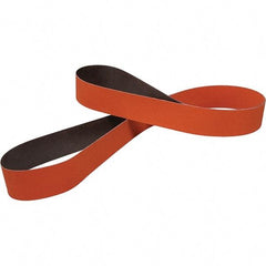 3M - 2" Wide x 72" OAL, 50 Grit, Ceramic Abrasive Belt - Ceramic, Coated, Series 984F - Exact Tool & Supply