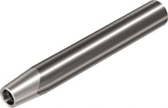 Sandvik Coromant - Straight Shank 19.2mm Hole End Mill Holder/Adapter - 19.2mm Nose Diam, Through-Spindle Coolant - Exact Tool & Supply