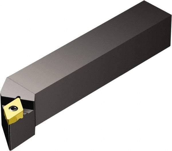 Sandvik Coromant - TR-D13JC, Right Hand Cut, -3° Lead Angle, 1" Shank Height x 1" Shank Width, Neutral Rake Indexable Turning Toolholder - 6" OAL, TR-DC1308 Insert Compatibility, Series CoroTurn TR - Exact Tool & Supply