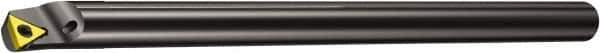 Sandvik Coromant - 16mm Min Bore Diam, 180mm OAL, 12mm Shank Diam, E..STFPR/L..-R Indexable Boring Bar - TPMT 221, TPMT 11 03 04 Insert, Screw or Clamp Holding Method - Exact Tool & Supply