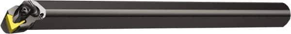 Sandvik Coromant - 1.2008" Min Bore Diam, 12" OAL, 1" Shank Diam, A..DTFNR/L Indexable Boring Bar - Wedge Holding Method - Exact Tool & Supply
