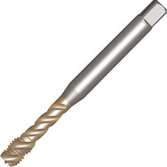 Sandvik Coromant - #10-32 UNF 3 Flute 3BX Spiral Flute Tap - High Speed Steel, Fe Finish, 70mm OAL, Right Hand Thread, Series CoroTap 300 - Exact Tool & Supply
