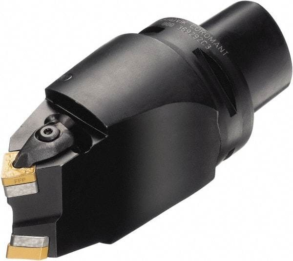 Sandvik Coromant - Cx-T-DC, Left Hand Cut, 50° Lead Angle, Negative Rake Indexable Turning Toolholder - 168mm OAL, CNMG 432, DNMG 442 Insert Compatibility, Series CoroPlex TT - Exact Tool & Supply