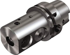 Sandvik Coromant - 12mm Bore Diam, 50mm Body Diam x 64mm Body Length, Boring Bar Holder & Adapter - Internal Coolant - Exact Tool & Supply
