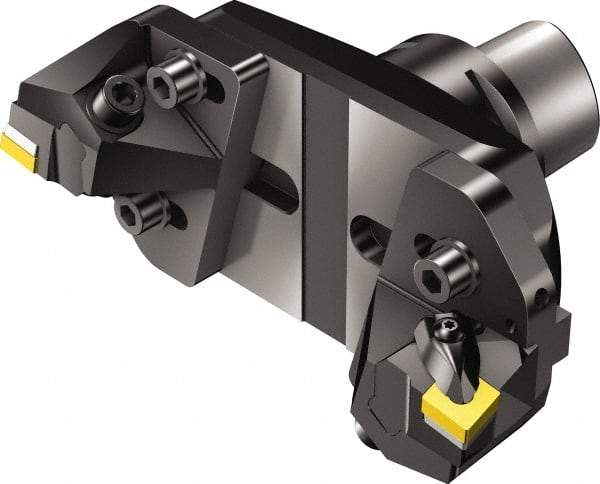 Sandvik Coromant - Right Hand Cut, 148mm Min Bore Diam, Size C10 Steel Modular Boring Cutting Unit Head - 5.0394" Max Bore Depth, Through Coolant, Compatible with CNMG 643, CNMG 19 06 12 - Exact Tool & Supply